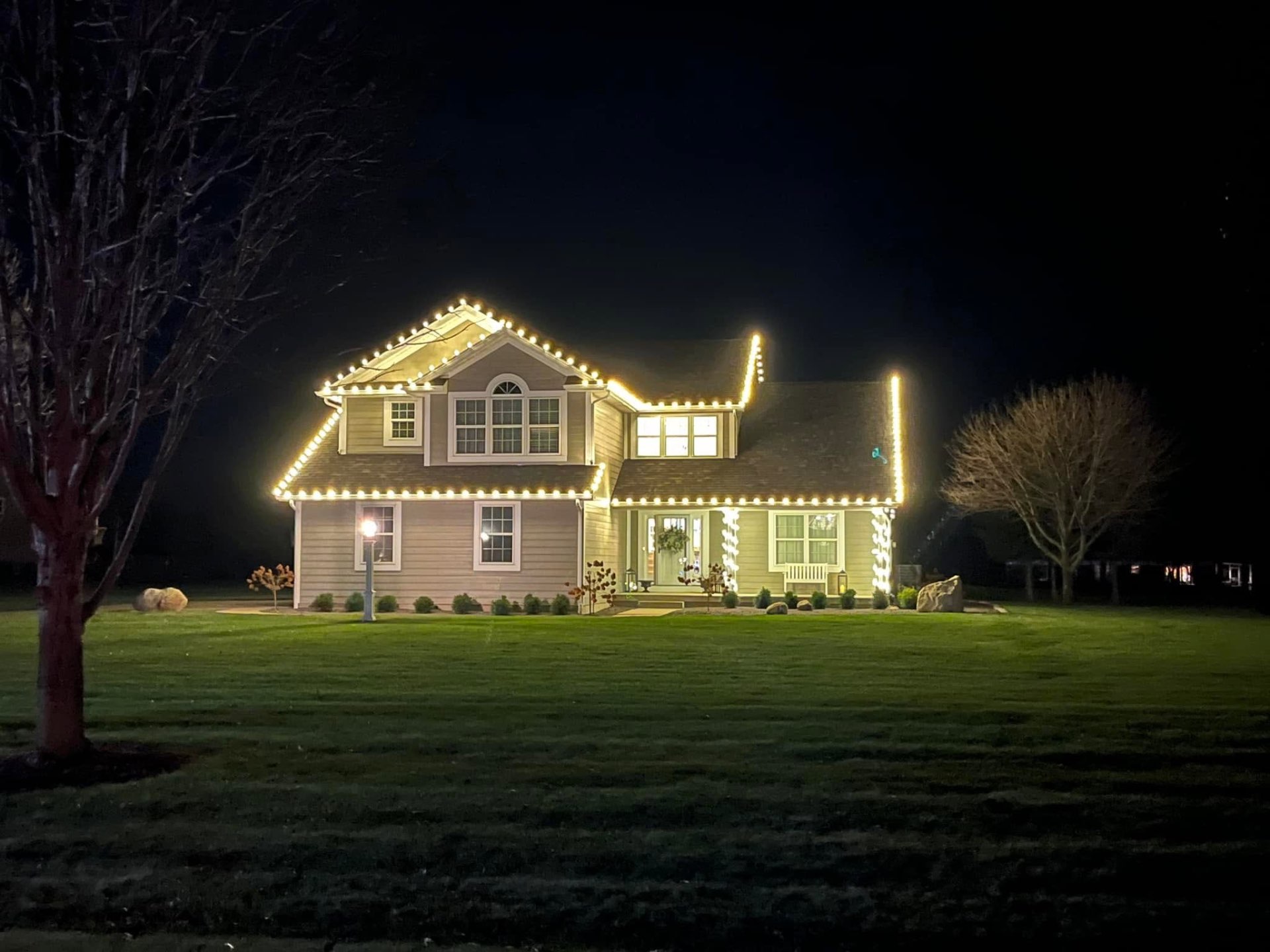 Christmas Light Install